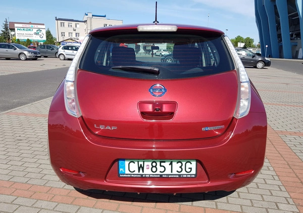 Nissan Leaf cena 38900 przebieg: 134408, rok produkcji 2015 z Włocławek małe 191